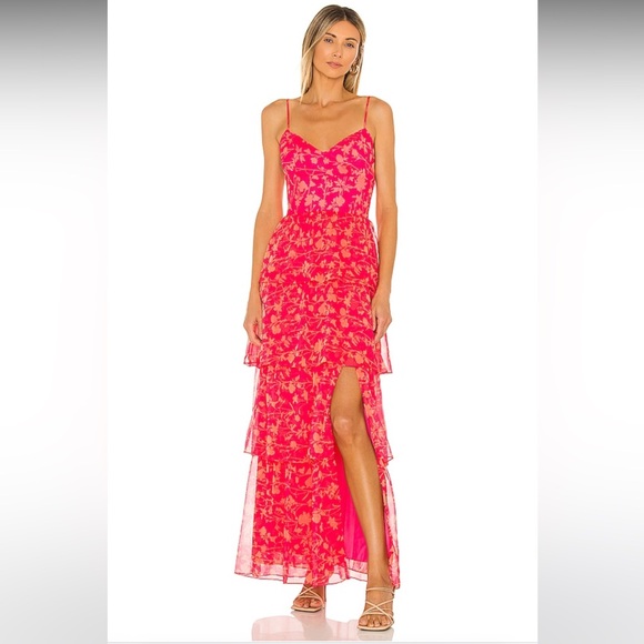 Thaddea Maxi Dress in Brookeside by Amanda Uprichard - Picture 1 of 2